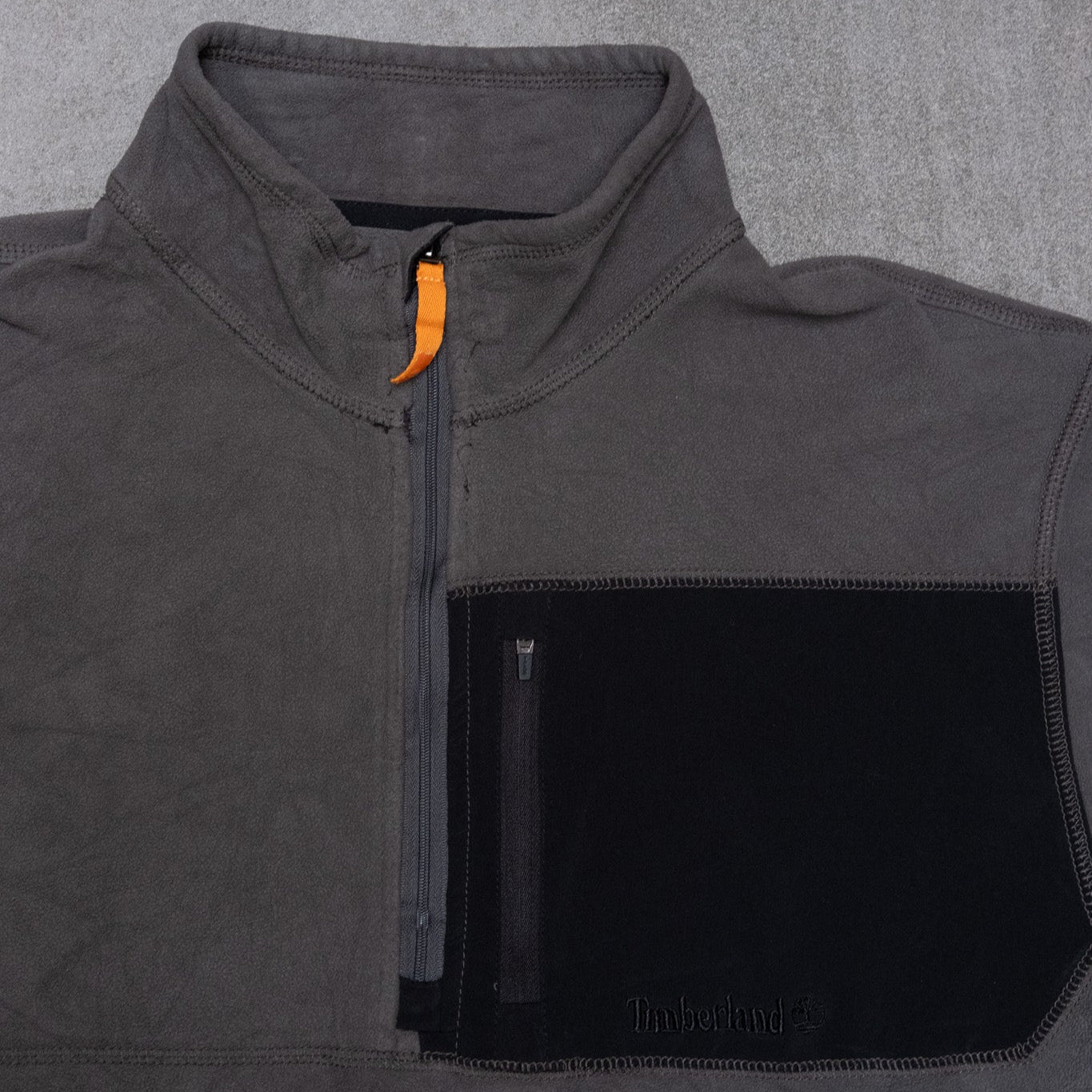 TIMBERLAND FLEECE SWEATSHIRT WITH ZIP