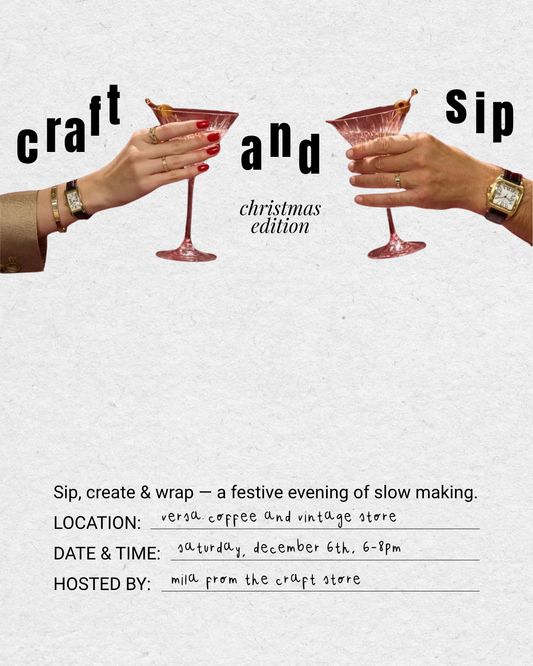 6. DEZEMBER - CRAFT & SIP